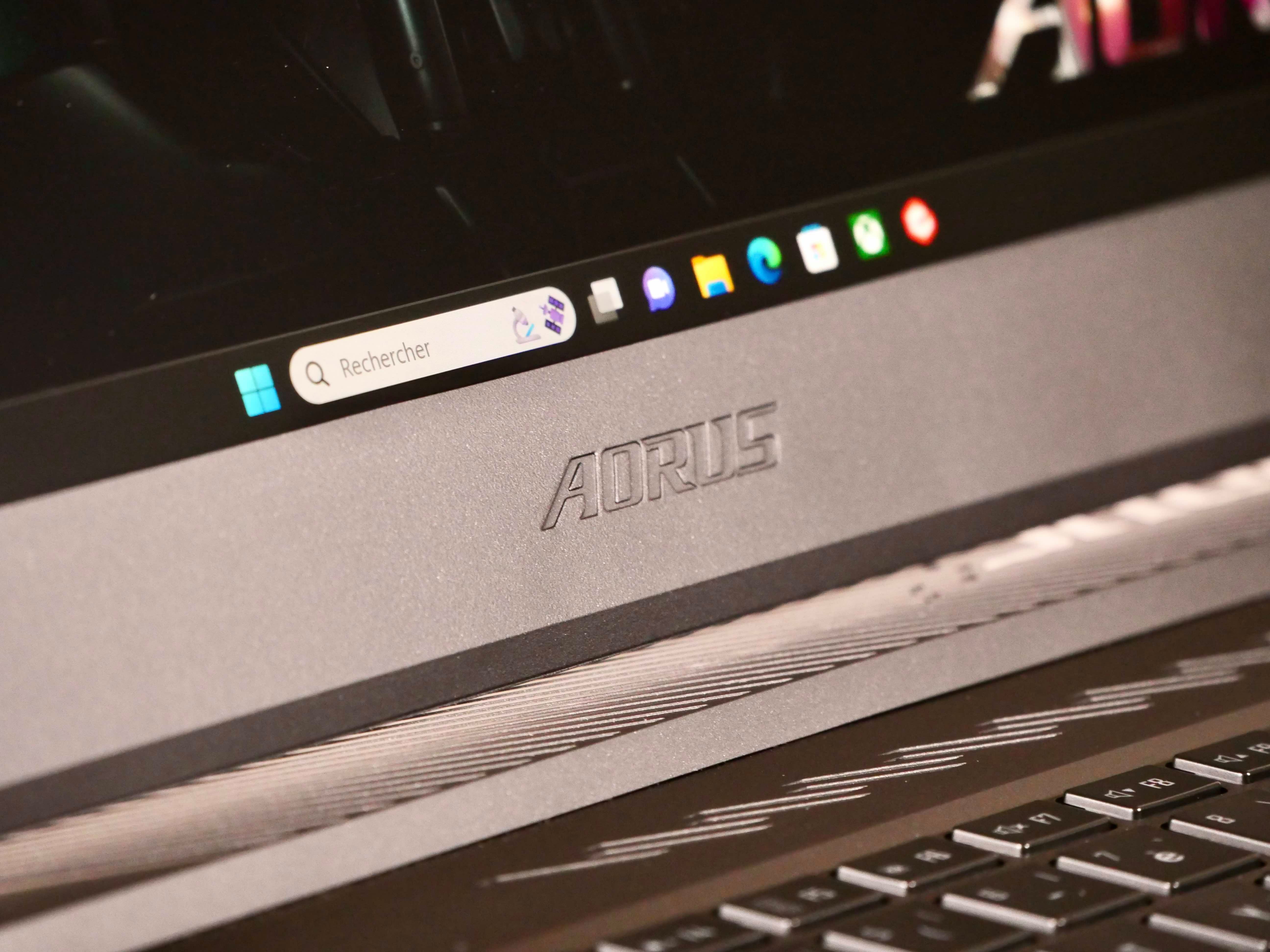 Windows 11 sur le Gigabyte Aorus 15, pour illustration // © Clubic