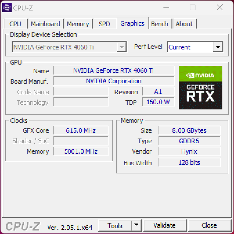 NVIDIA GeForce RTX 4060 Ti FE