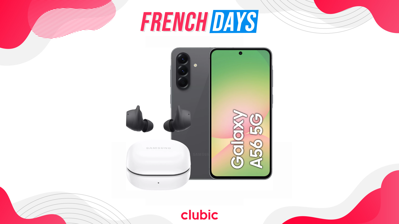 429 € au lieu de 601 € : le pack Samsung Galaxy A56 + Buds FE s’arrache pour la fin des French Days © clubic