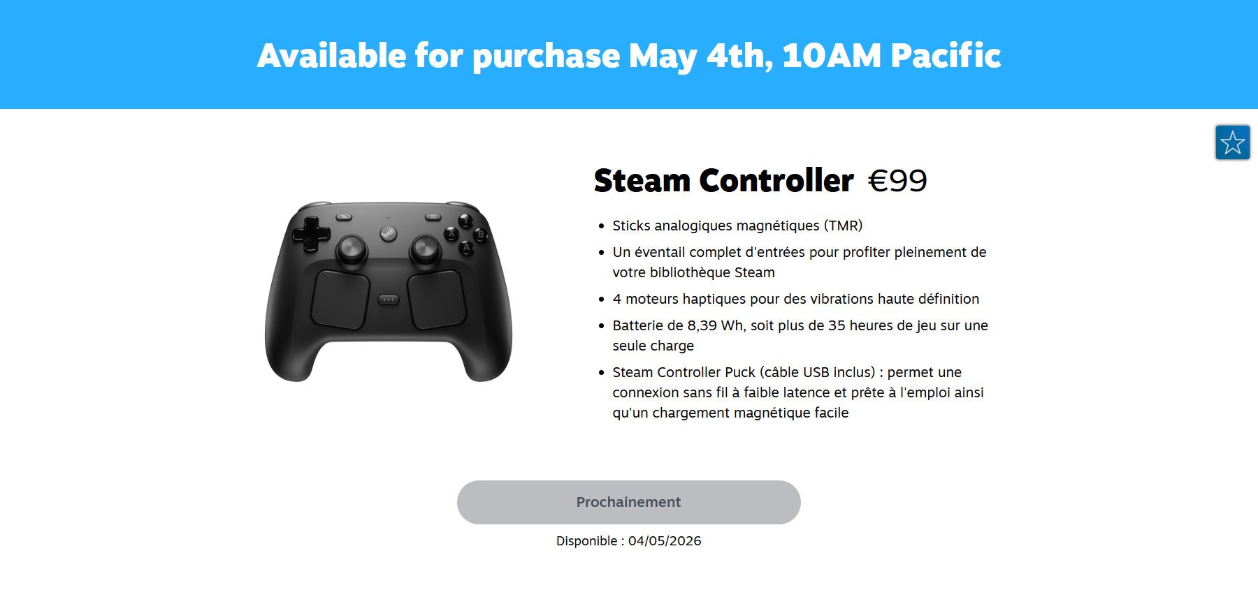 Steam Controller © Valve