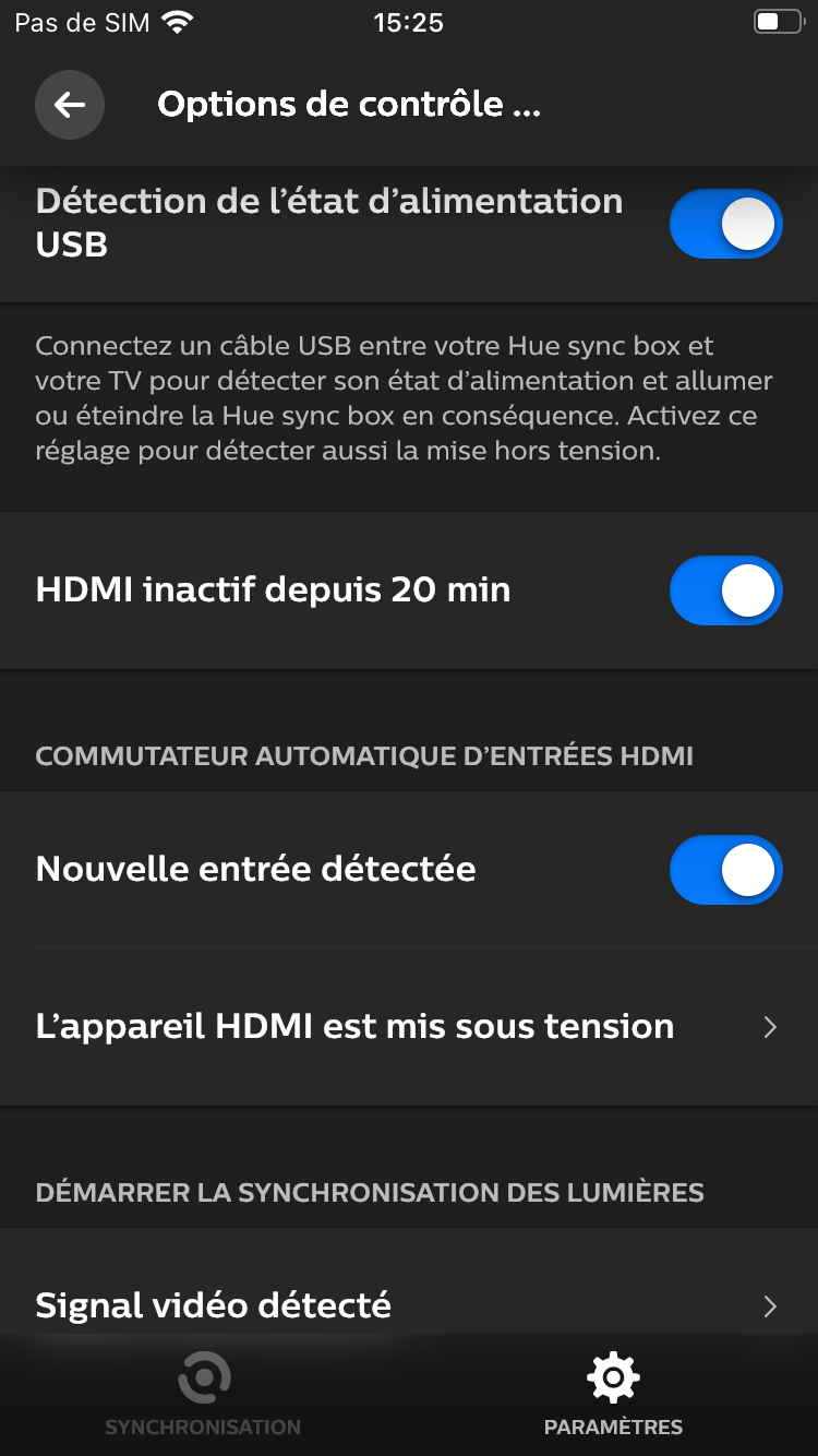 Test Philips Hue Play HDMI Sync Box