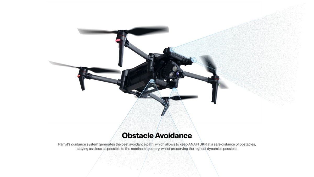 Le drone a une grosse capacité à éviter les obstacles. © Parrot