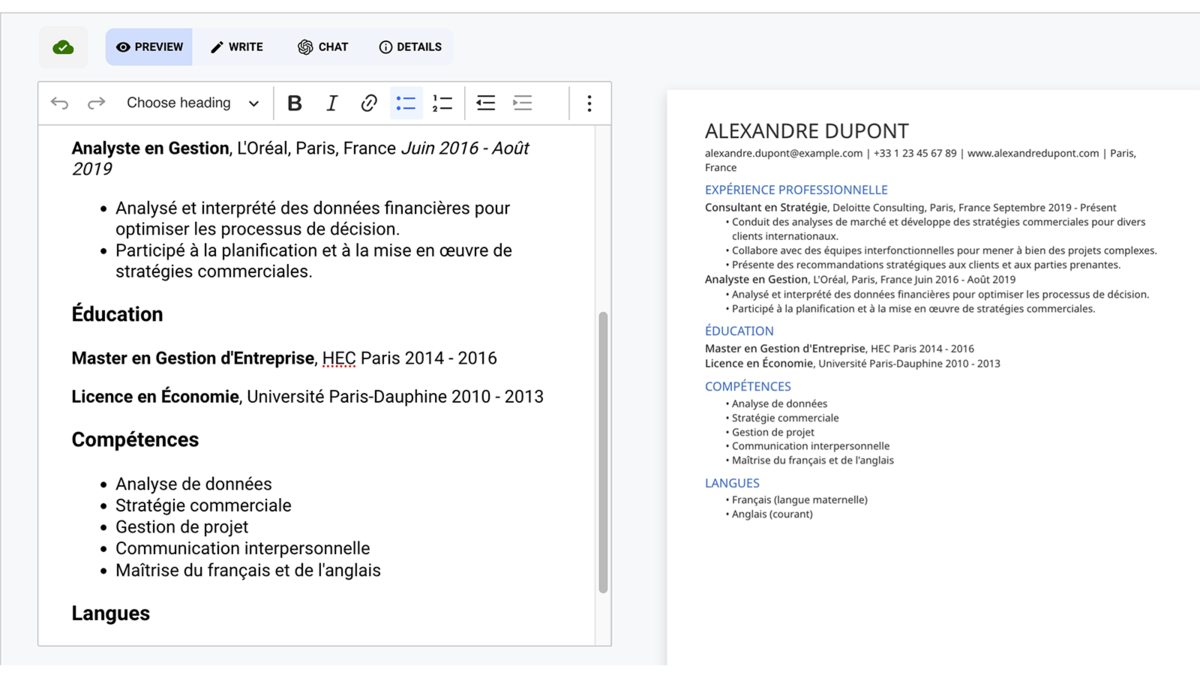 GPT Doc Maker © Pascale Duc pour Clubic