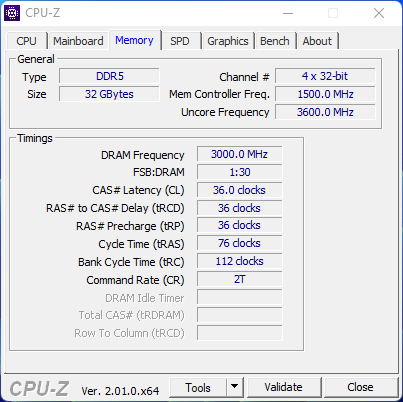 Corsair Vengeance RGB DDR5-6000 CL36