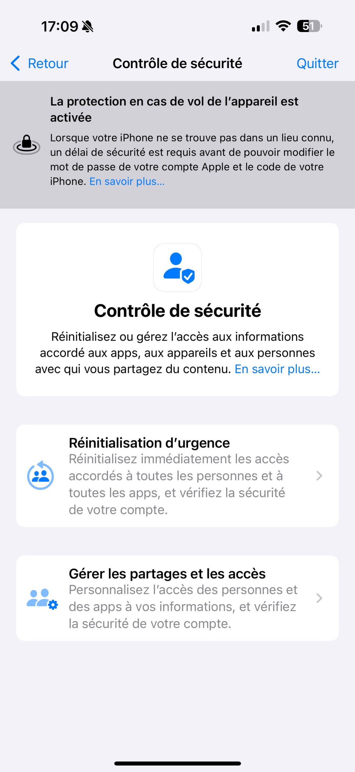 Apple Confidentialité Controle Securite