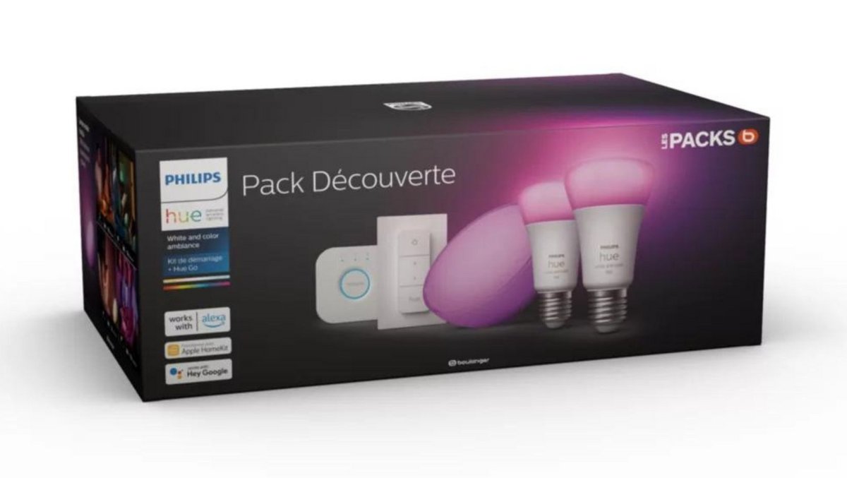 Le Kit Philips HUE W&C Découverte 2022 