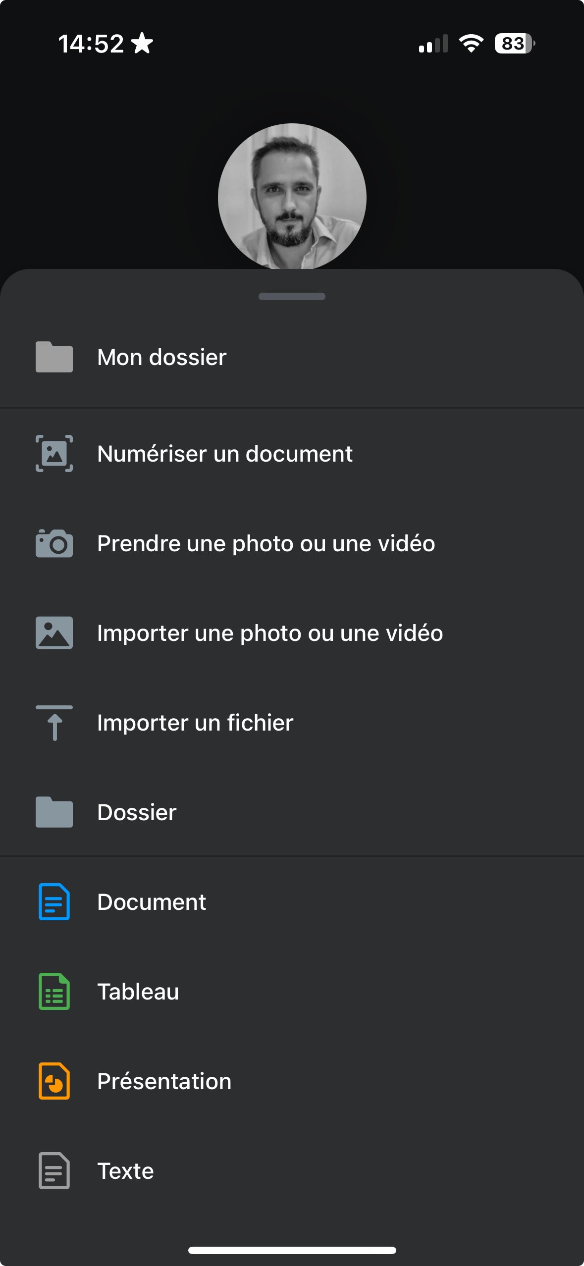sur smartphone