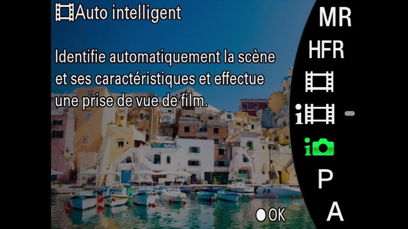 Le mode Auto Intelligent lisse l'appareil décider des réglages optimaux