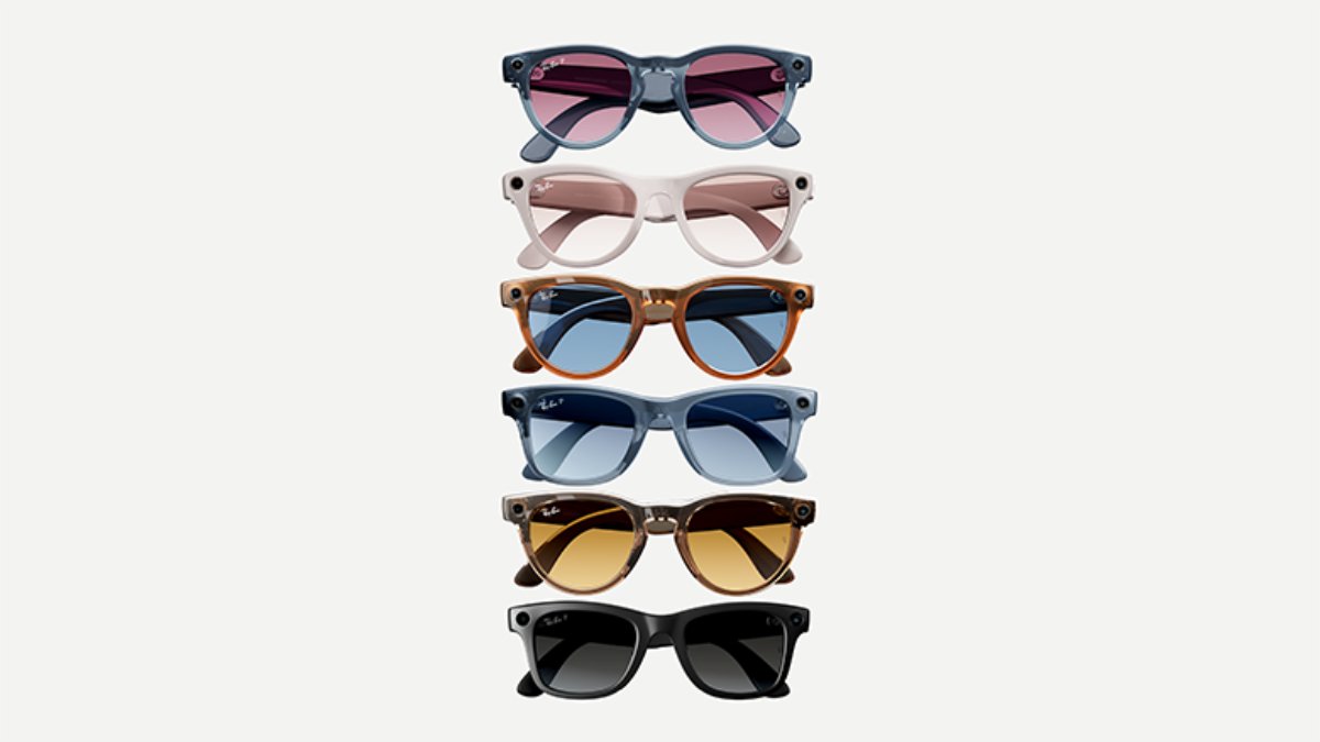 Les nouvelles montures des Ray-Ban Stories 2 © Meta