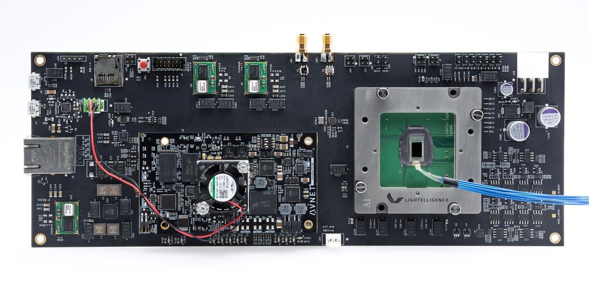 L'accélérateur PACE sur son PCB de test © Lightelligence