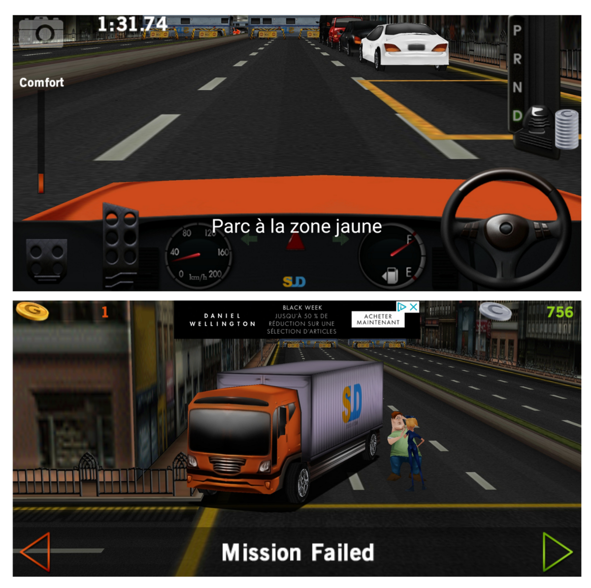 Capture d'écran du test de Dr. Driving (1)