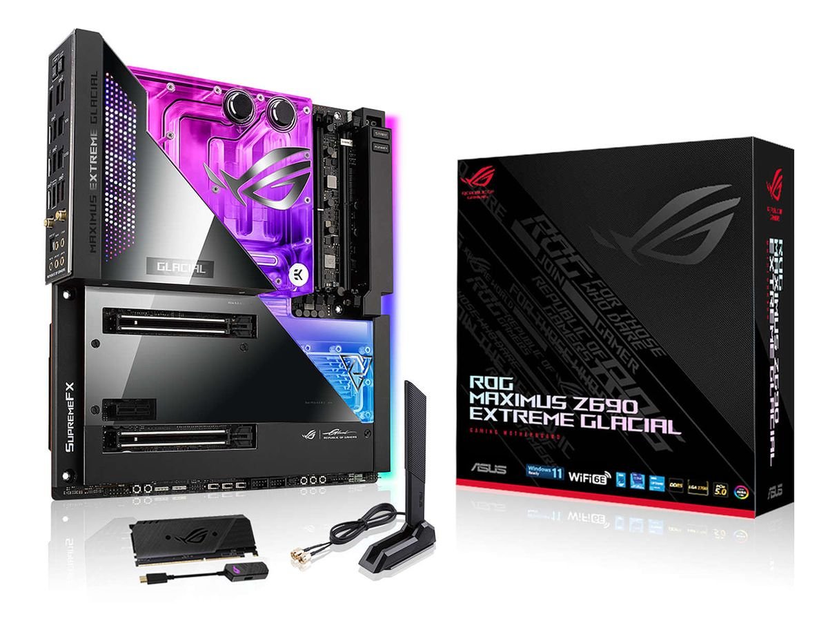 Asus ROG Maximus Z690 Extreme Glacial