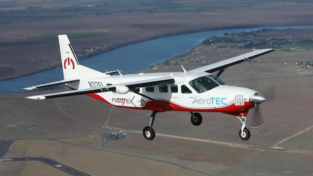 Le Cessna Grand Caravan, en version électrique by MagniX (© MagniX)