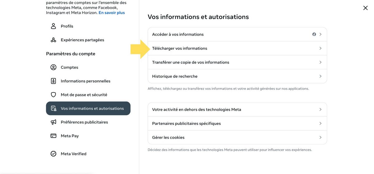 Ne perdez aucune de vos publications © Meta