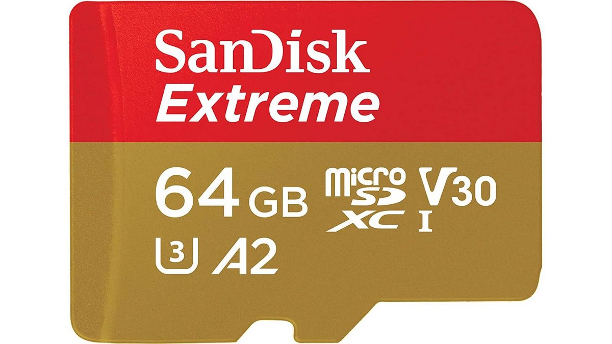 carte mémoire MicroSDXC SanDisk Extreme 64 Go