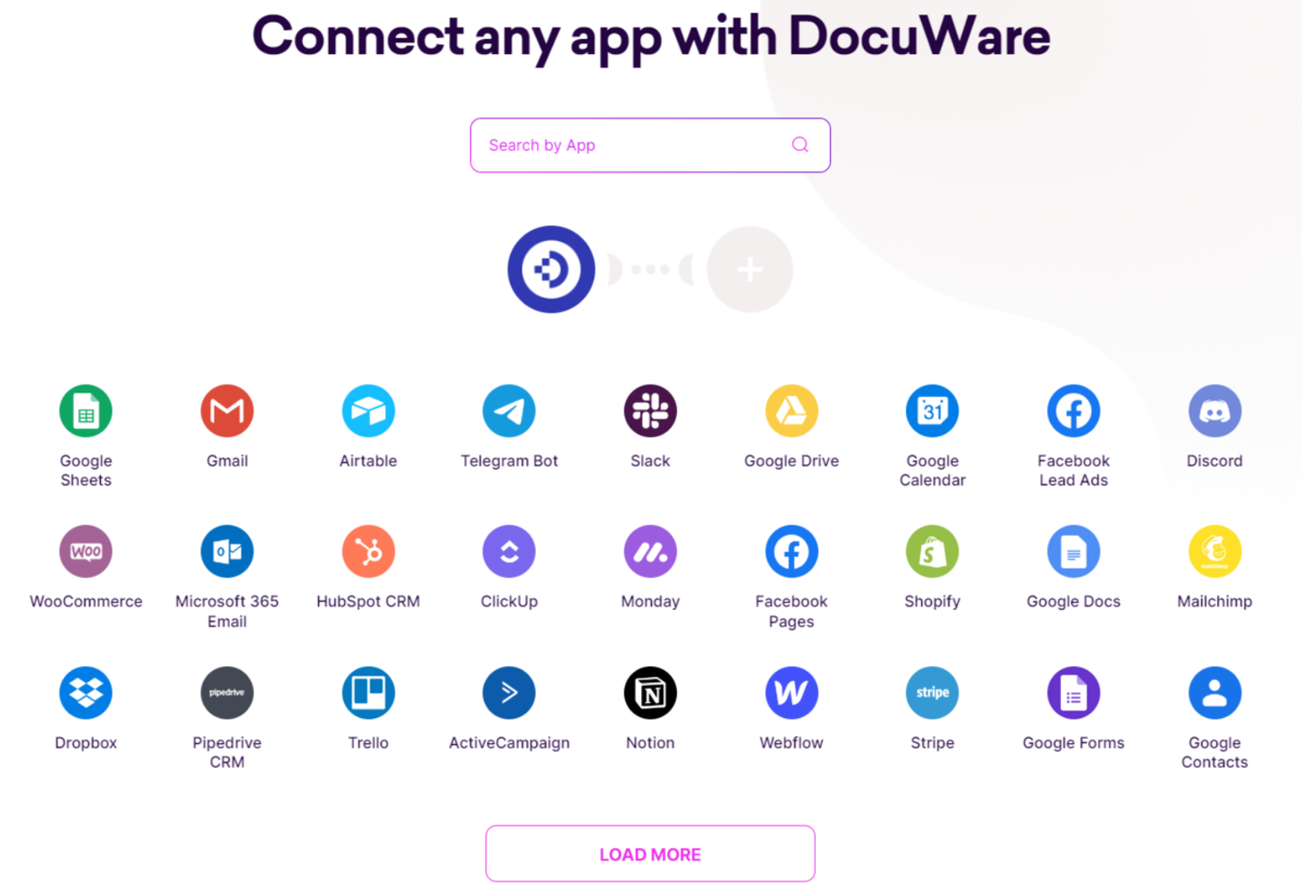 Connecteurs iPaas compatibles avec DocuWare
