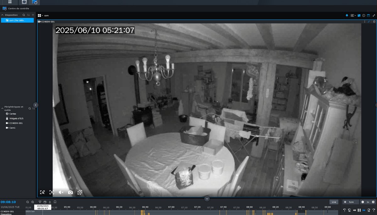 L'interface Surveillance Station vue par Pierre.
