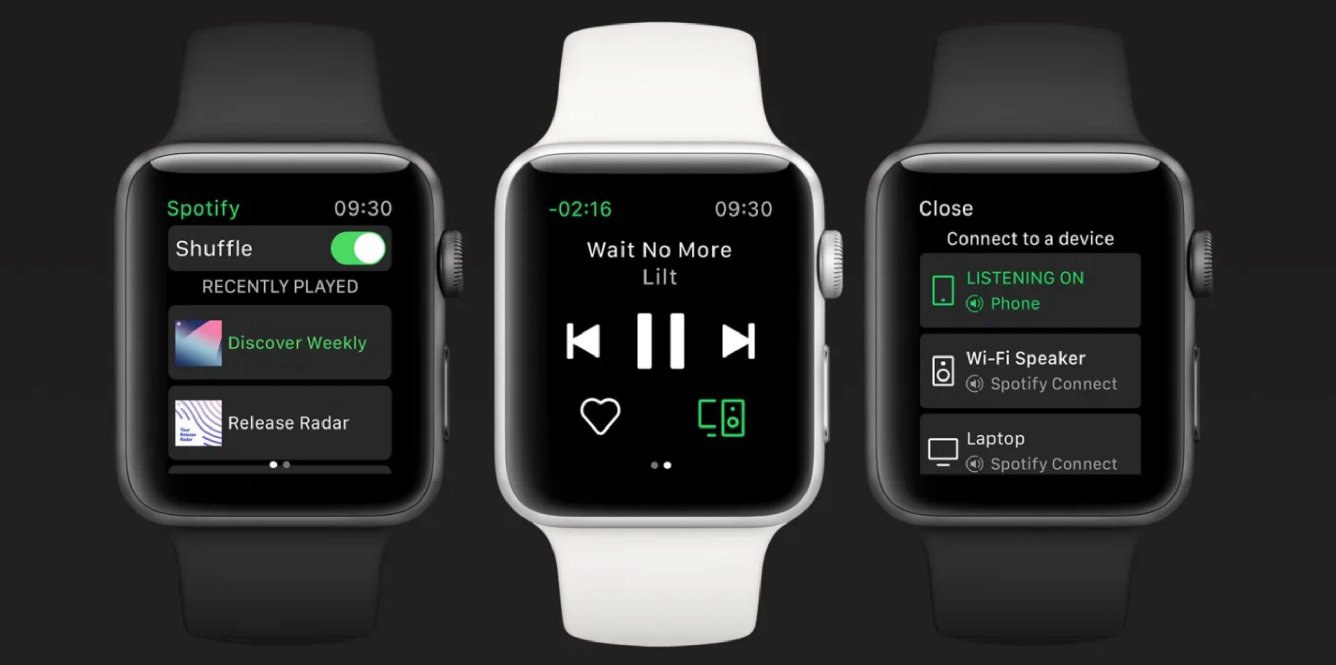 Spotify apple watch