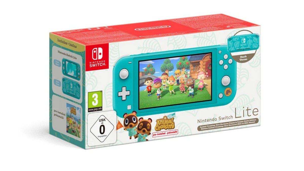 La Nintendo Switch Lite avec Animal Crossing 