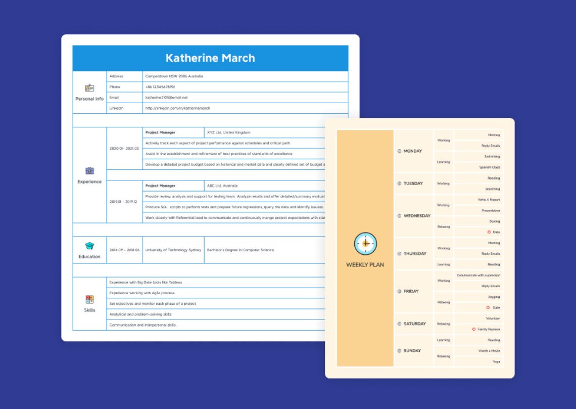 tableau xmind