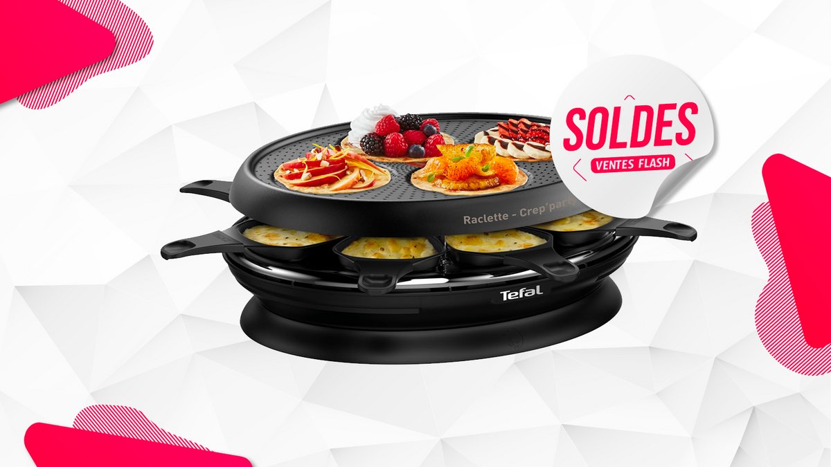 Raclette Store'Inn Crêpes'Party de Tefal soldes