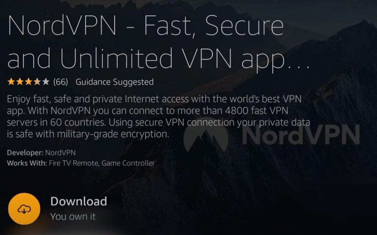 NordVPN - Fire TV