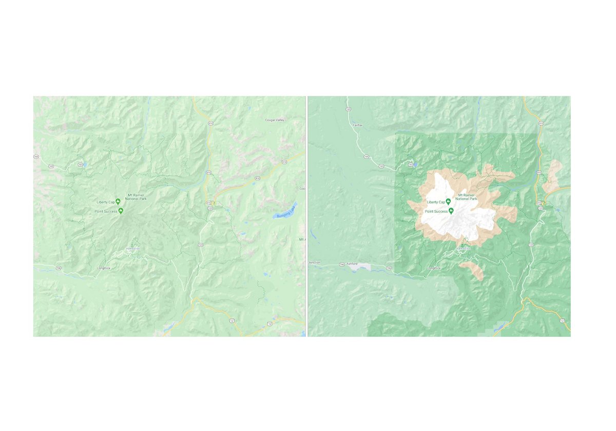 Le relief et la topographie gagnent en précision. © Google