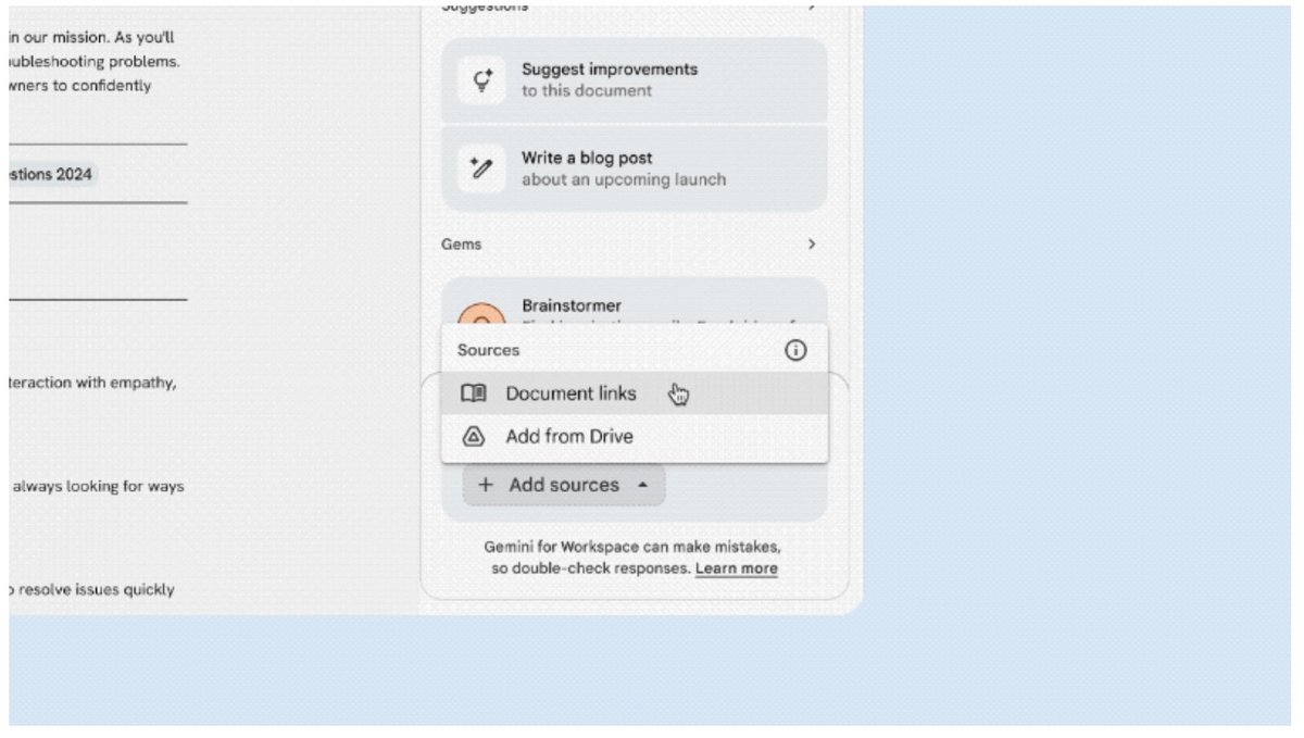 Liez vos sources à un document dans Google Docs. ©Google