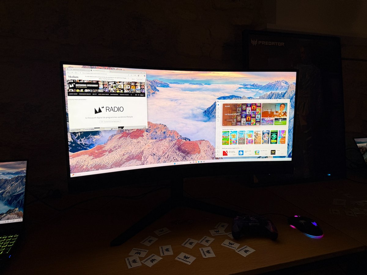 Le Predator X34 V3. © Charles Gouin-Peyrot pour Clubic