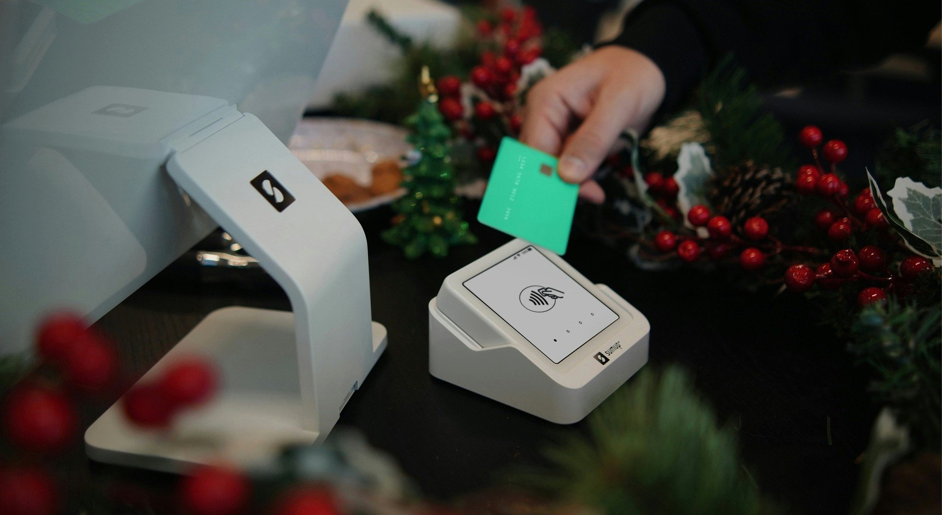 C'est à l'aide de petits terminaux que les escrocs essaient de piéger les victimes. © SumUp