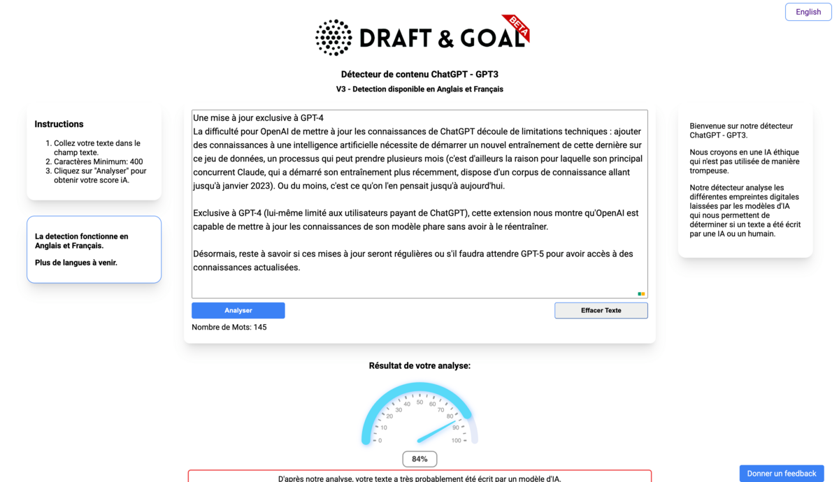 draft & goal