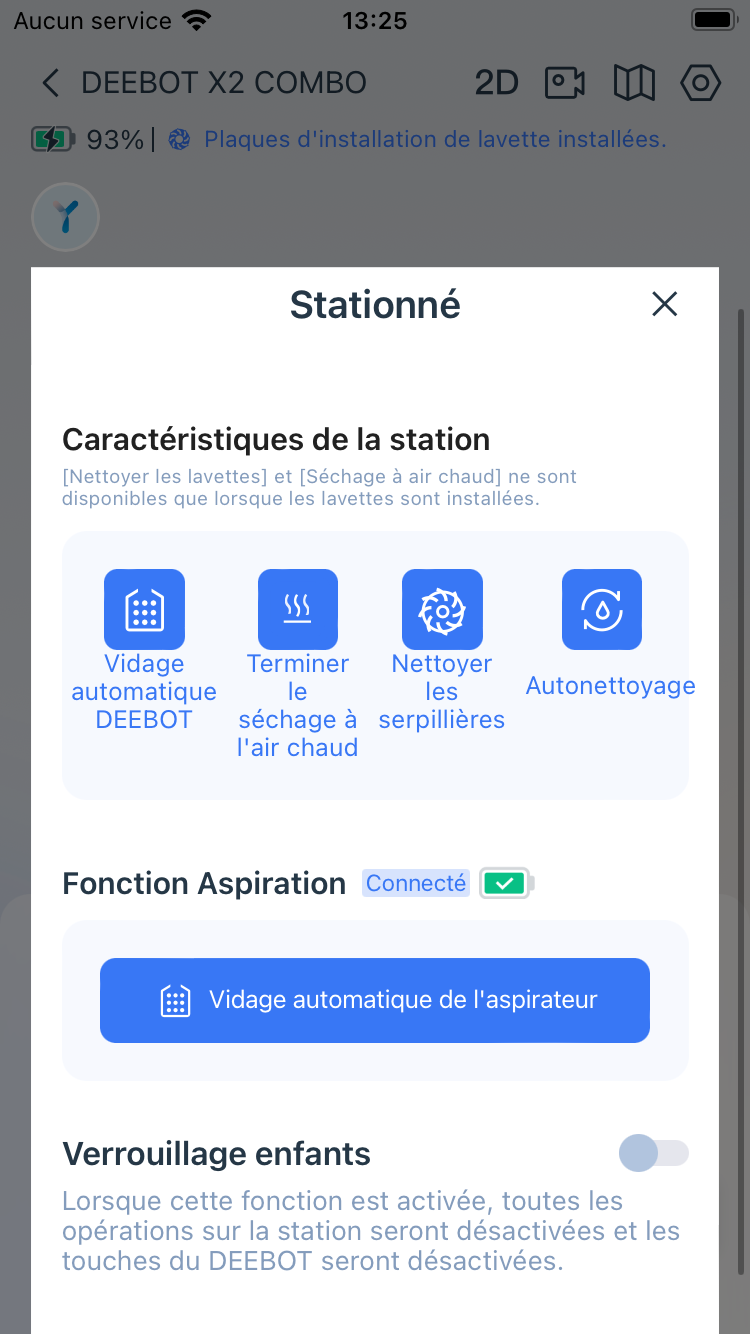 Ecovacs Deebot X2 Caract Station