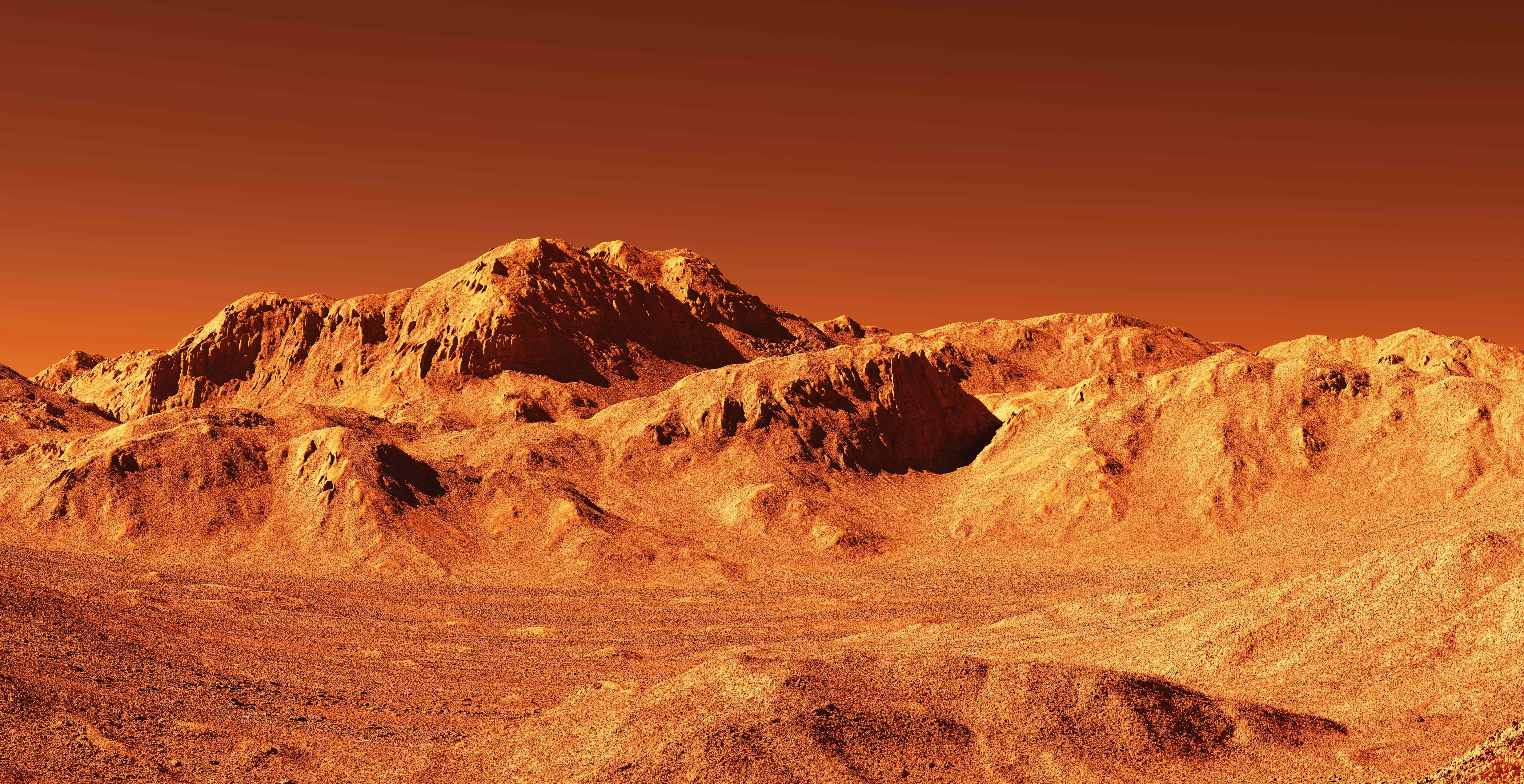  Mars n'est aujourd'hui qu'une planète désertique poussiéreuse, mais sa cristallisation interne pourrait être plus avancée qu’on ne l’imaginait. © cobalt88 / Shutterstock