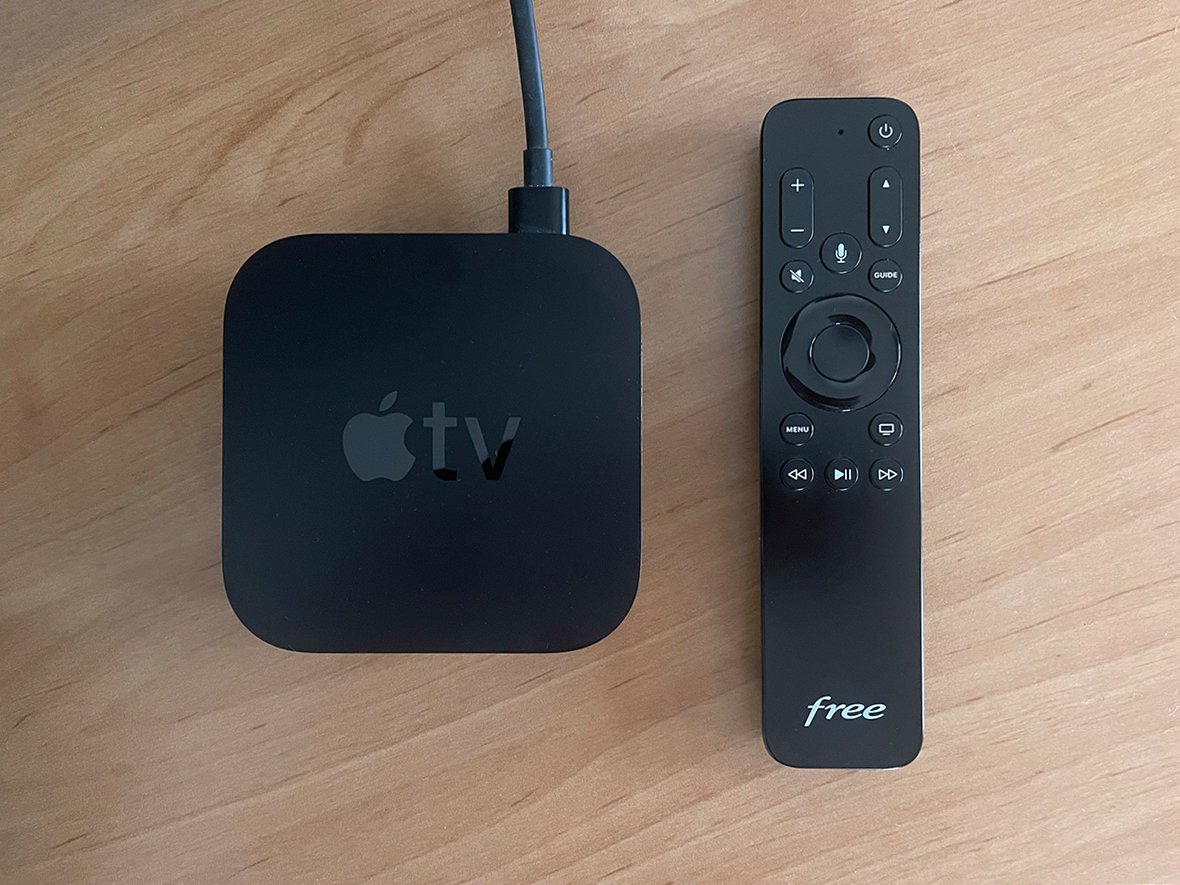 L'Apple TV 4K est une autre option (payante) proposée par Free © Stéphane Ruscher