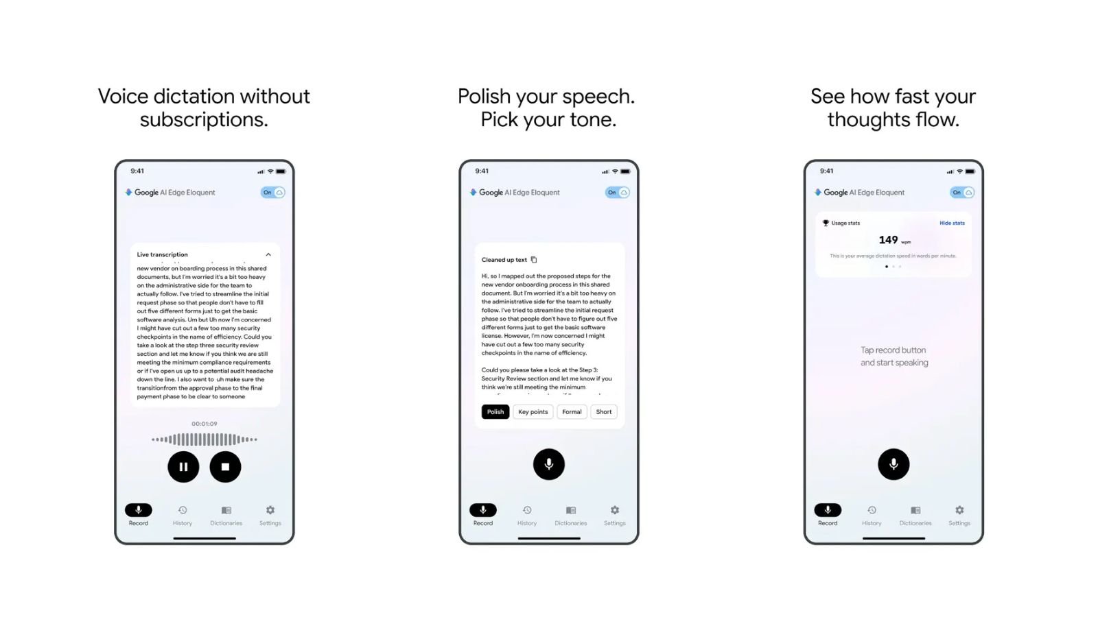 Une nouvelle appli, disponible uniquement en version iOS. ©Google