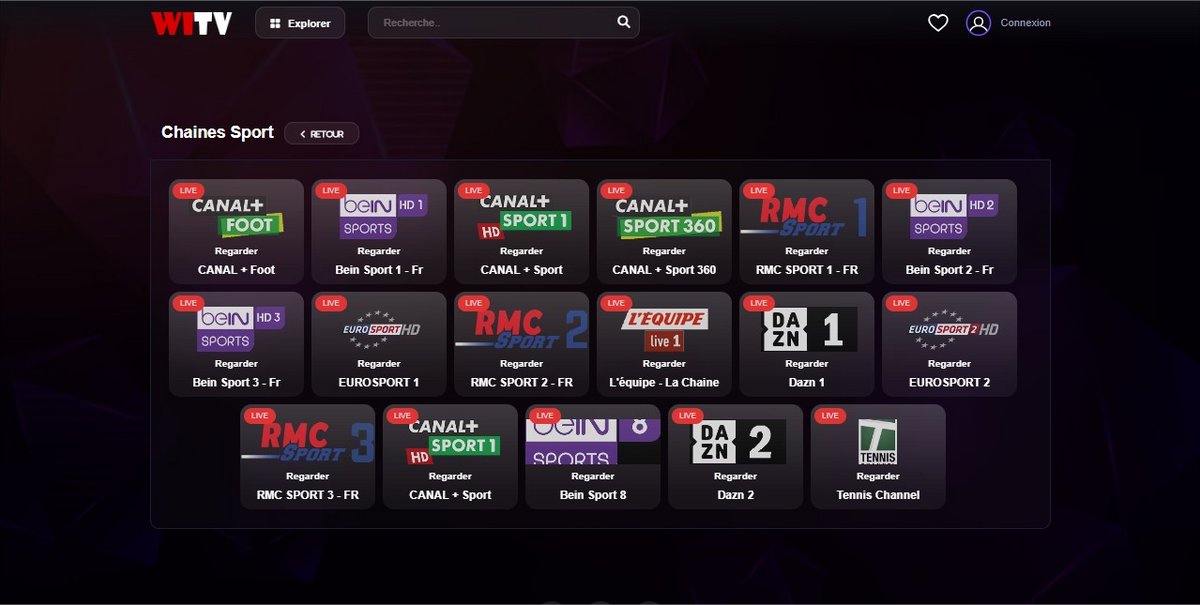 Télécharger WiTv - Live Chaines TV (gratuit) Web - Clubic