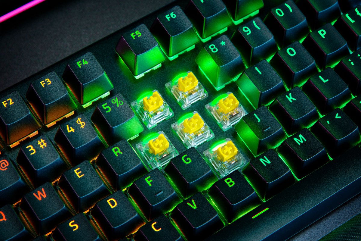 Des switches linéaires Yellow © Razer