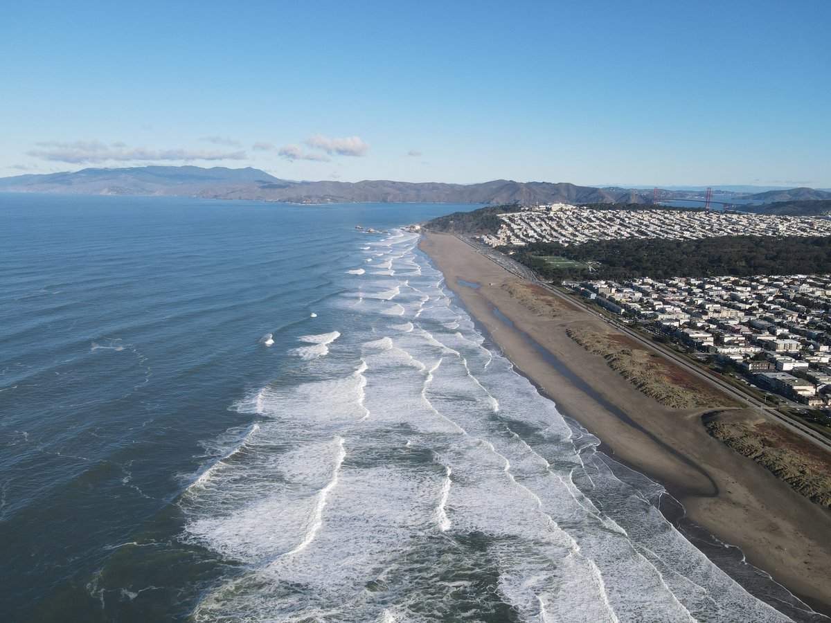 Sur Ocean Beach, à San Francisco, le Wi-Fi HaLow ne semble pas avoir de limite ! © Arun Frances Photography / Shutterstock