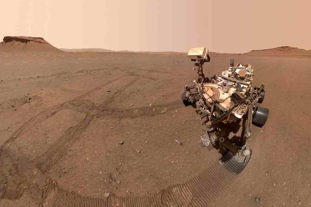 Le rover Perseverance avait déposé dix échantillons « au cas où » au mois de mars, avant de repartir pour sa mission scientifique. Crédits NASA/JPL – Caltech