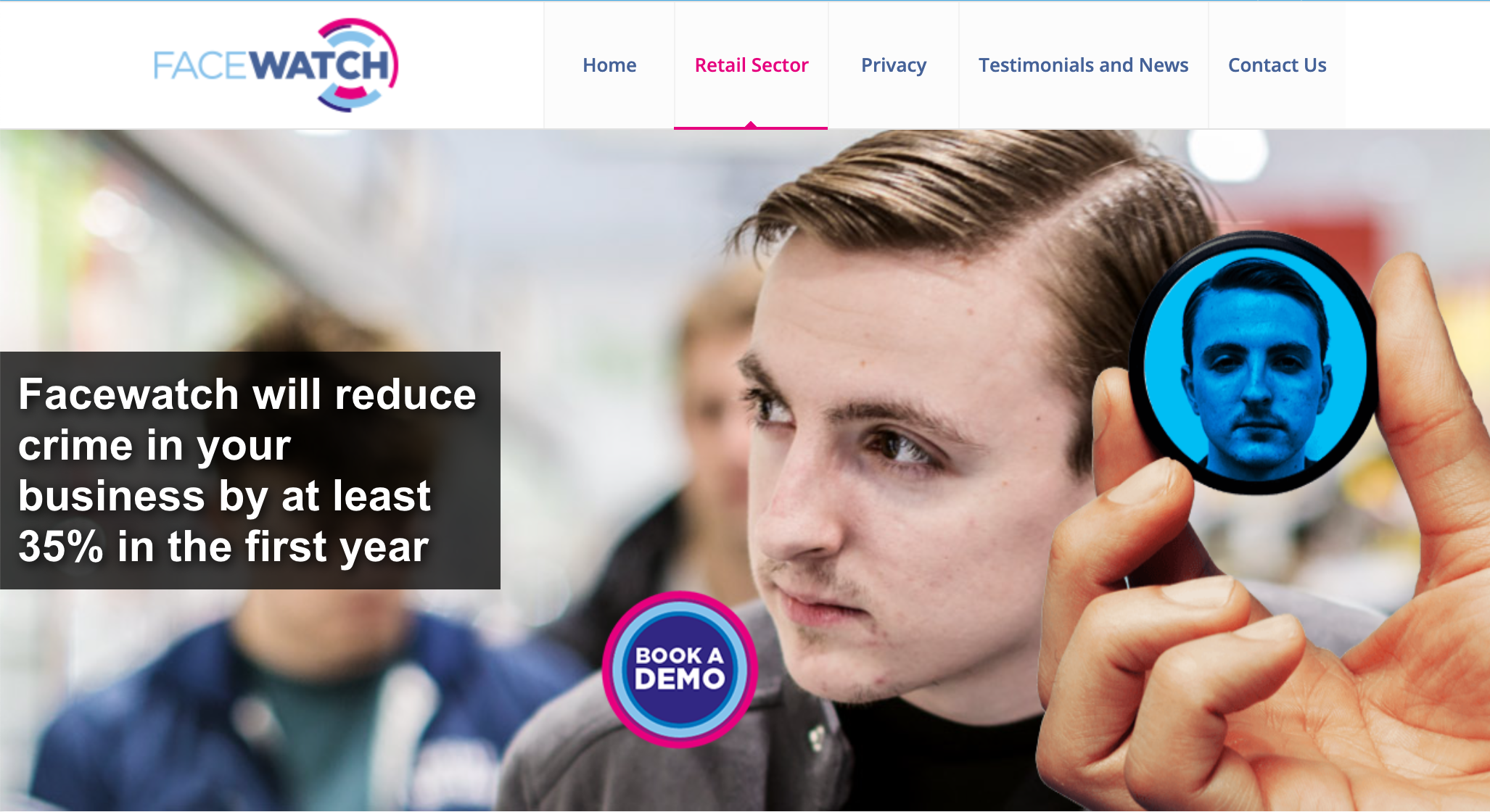 Les promessses de Facewatch ©Facewatch 