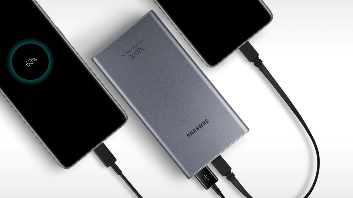 La batterie externe Samsung compatible charge rapide 25W