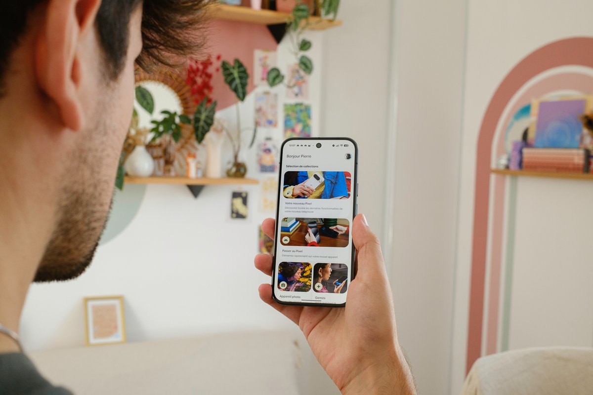 La nouvelle application Mon Pixel fait office d'onboarding pour découvrir les fonctionnalités de son téléphone. © Pierre Crochart pour Clubic.com