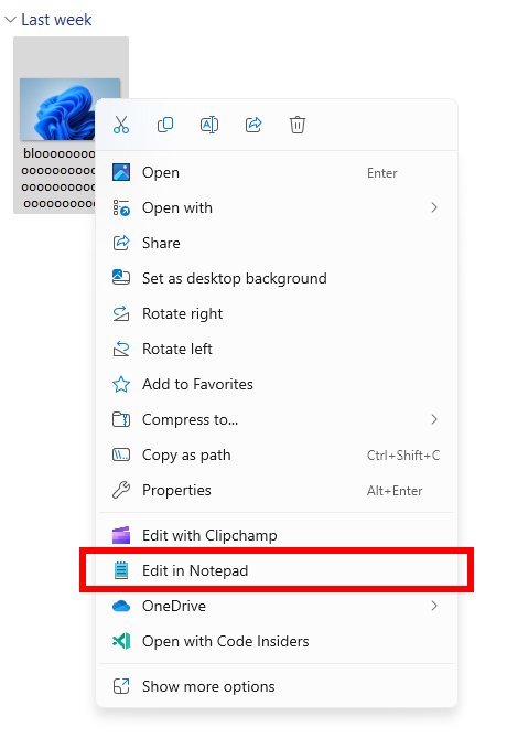 Un raccourci bien sympa pour effectuer des modifications en un rien de temps depuis le Bloc-Notes © Microsoft