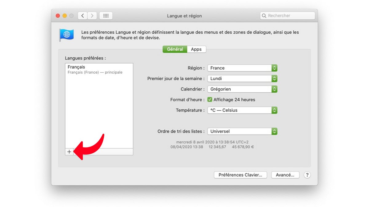 tuto safari changer langue