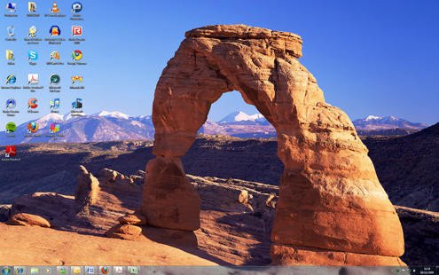 Bureau Windows 7