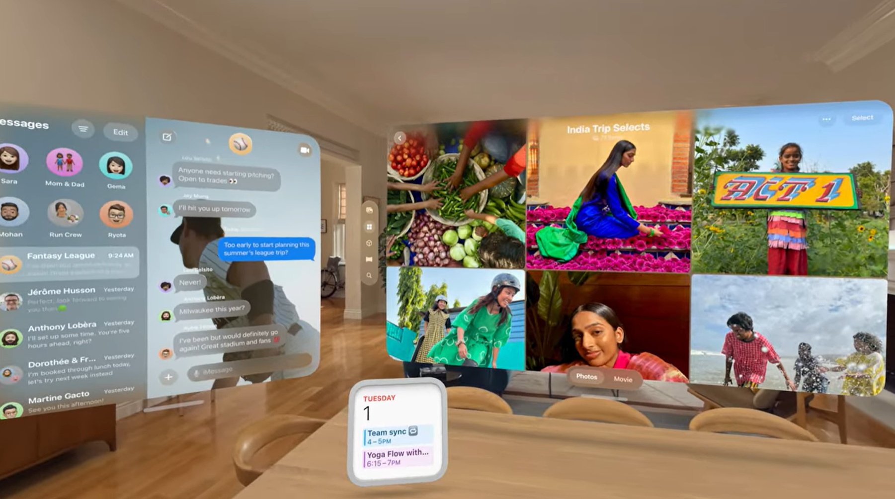 La firme de Cupertino mise gros sur cette nouvelle itération de son système d'exploitation spatial. © Apple