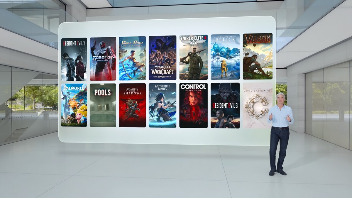 Petit à petit, le catalogue de jeux s'étoffe sur Mac. © Apple