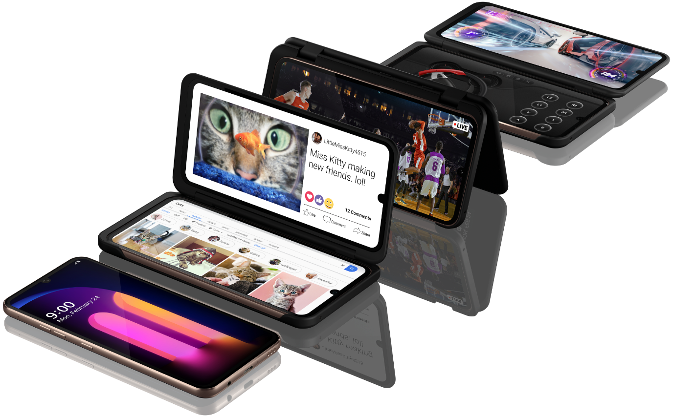 Le LG V60 ThinQ, dernier des Mohicans. © LG