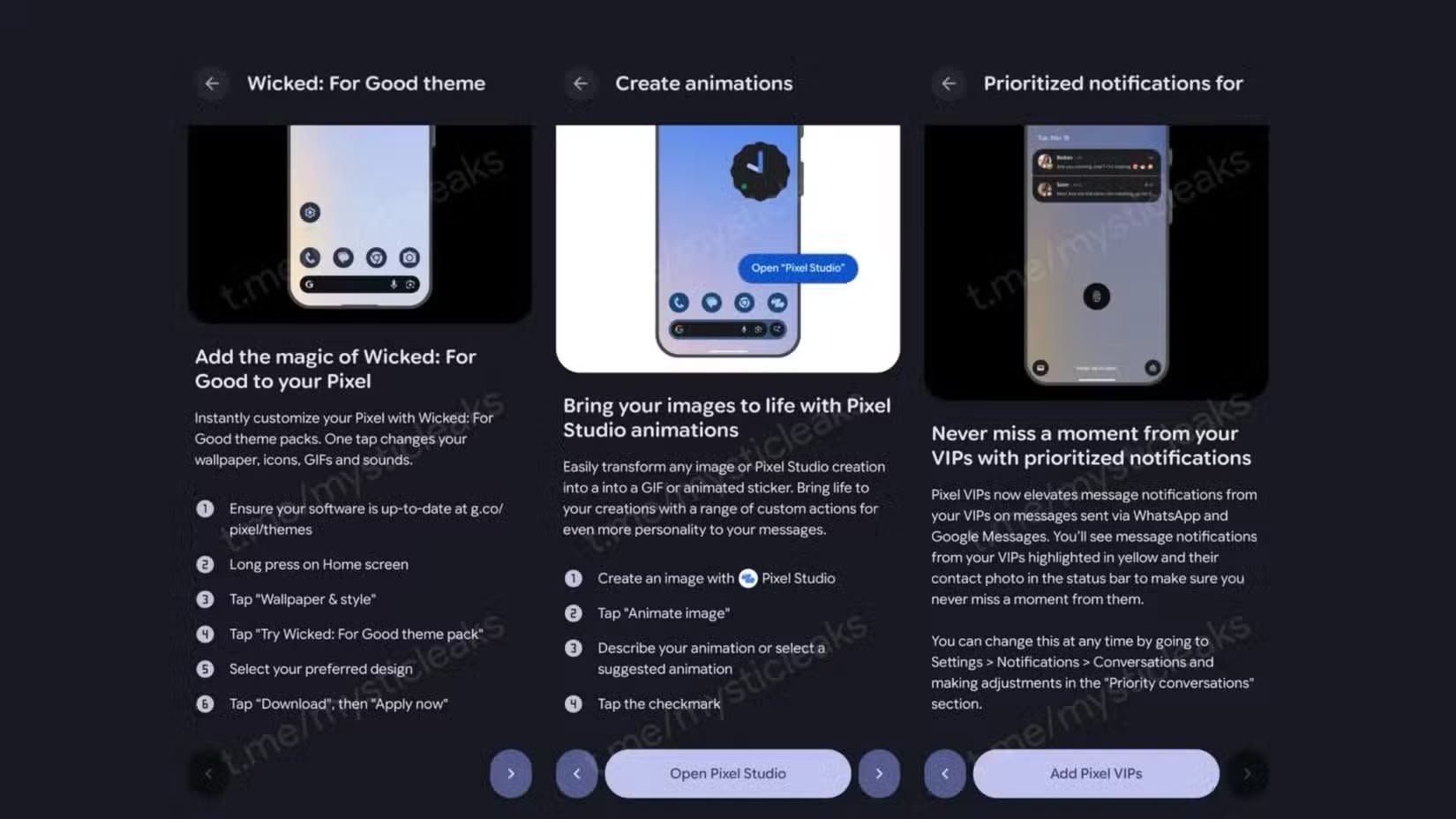 Les nouveautés de novembre fuitent en pagaille. © mysticleaks
