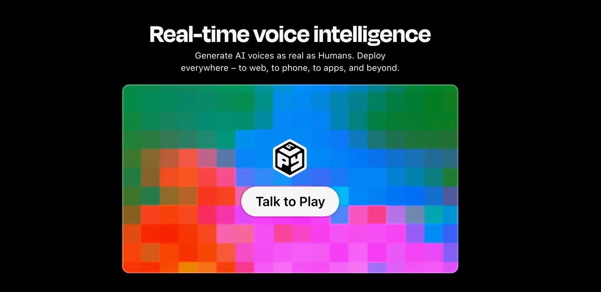 La start-up Play AI fait désormais partie de la grande famille Meta. ©PlayAI